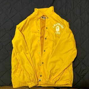 BAPE College Coach Jacket Mens